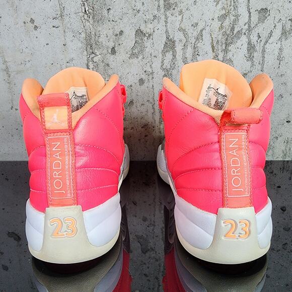 Nike Jordan 12 Retro Sunrise 2019 Basketball Shoes Size 6Y (Women’s 7.5) - Picture 7 of 7